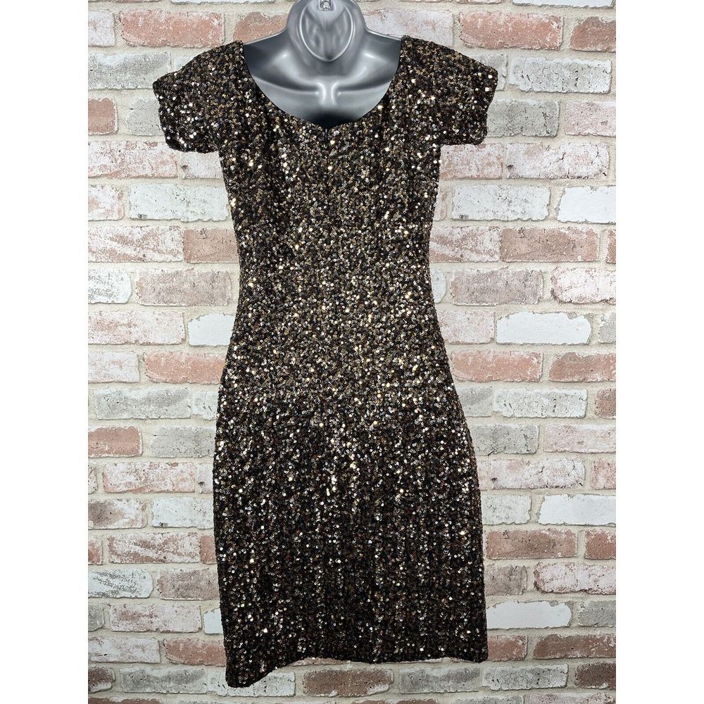 Dress The Population Sequin Sheath‎ Dress Medium - Picture 6 of 15